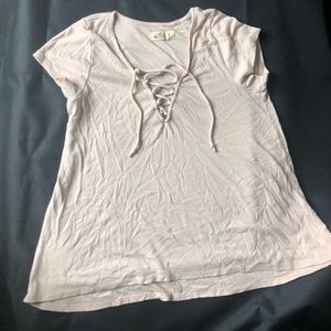 Hollister blouse crepe pink